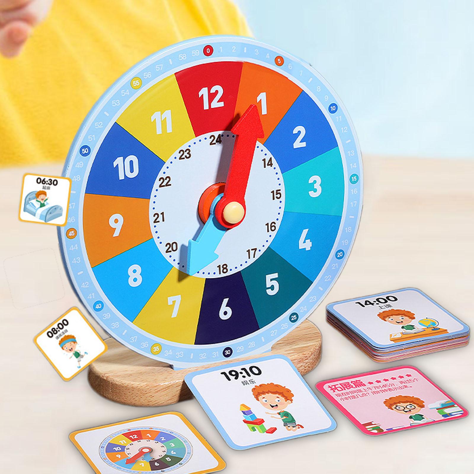 Drewniany zegar edukacyjny – z – Kids Education Number recenzja i cena